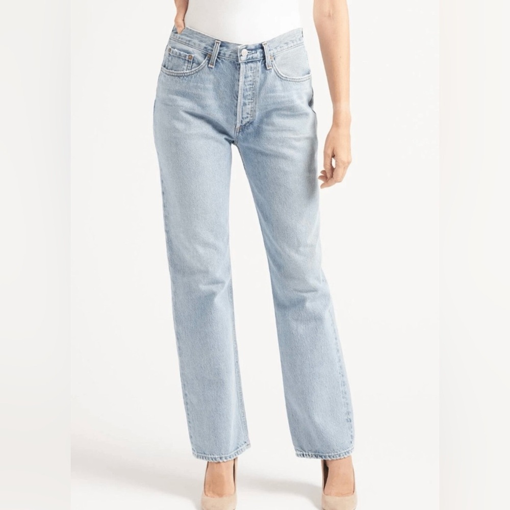 Agolde vintage Light Blue Straight Leg Jeans